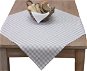 Tablecloth H&D Tablecloth, 80x80 cm, linen and cotton, brown and beige - Ubrus