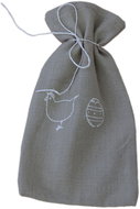 H&D Bag, print Easter, 24x8 cm, grey - Storage Sack