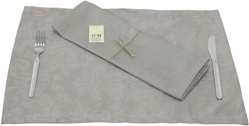 H&D Placemats, 35x50 cm, cotton, brown - Placemat - Main image