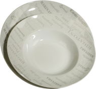 H&D Home Design talíř z porcelánu na těstoviny 27 x27 x 6 cm - Talíř