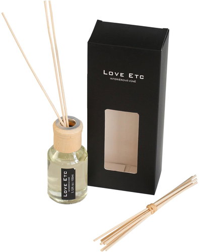 H&D Diffuser LOVE with sticks 100 ml - Reed Diffuser - Main image