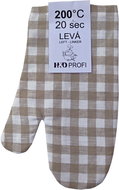 H&D Kitchen glove, left, khaki, 30 × 19 cm - Oven Mitt
