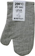 H&D Kitchen glove, left, grey, 30 × 19 cm - Oven Mitt