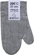 H&D Kitchen glove, genuine, grey, 30 × 19 cm - Oven Mitt