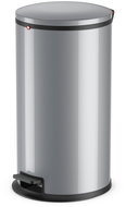Hailo pedal bin 25L sheet-steel silver - Rubbish Bin
