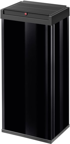 Hailo High-capacity Waste Box Rectangular 52l Black lacquer - Rubbish Bin - Main image