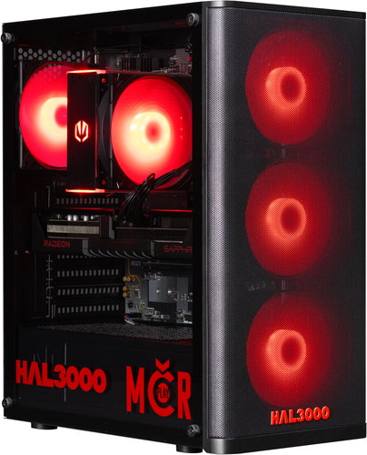 HAL3000 MČR Finale Pro (R5 7600, RX 9070 GRE) - Gaming PC - Main image