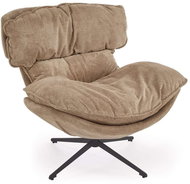 Halmar Barinas, hnědá - Armchair