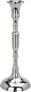 H&L Silver metal candle holder Hight 20cm, variant D - Candlestick