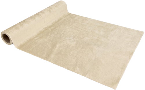 H&L Velvet Christmas decorative table runner, champagne, 150×28cm - Runner - Main image