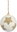 Decorations - ball, white straw star, diameter 8 cm