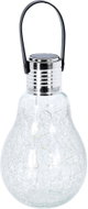 H&L Stojací solární LED světlo Žárovka 26 cm sklo, čiré - Decorative Lighting