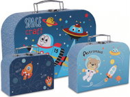 H&L Space craft modrý, sada 3 ks - Children's Briefcase