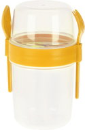 H&L Travel cup with spoon and fork, yellow - Lunch Box