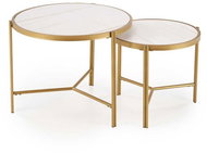 Halmar Christian, marble / gold - Coffee Table