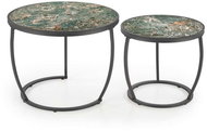 Halmar Ellie, black marble / black - Coffee Table