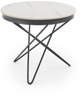 Halmar Garfield II, marble / black - Coffee Table