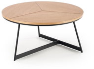 Halmar Karida, dub / černý - Konferenční stolek