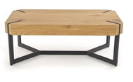Halmar Lavida, golden oak / black - Coffee Table