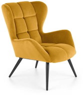 Halmar Tyrion hořčicová - Armchair