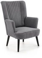 Halmar Delgado, gray / black - Armchair