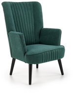 Halmar Delgado, green / black - Armchair