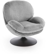 Halmar Ermias, grey - Armchair