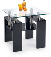 Halmar Diana H, čtverec, černý - Konferenční stolek