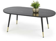 Halmar Embosa, zlatý / černý - Konferenční stolek