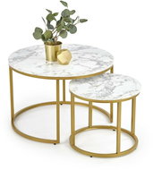 Halmar Paola, marble - Coffee Table