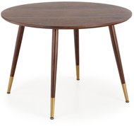 Halmar Domenico, ořech/zlato, masiv - Dining Table