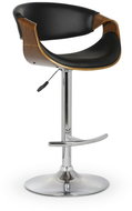 Halmar H100, walnut / black - Bar Stool