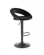 Halmar H102, černá, látka / kov - Bar Stool
