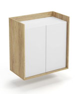 Halmar Commode Mobius 2D, hakora natural / alpine white - Chest of Drawers