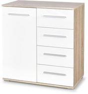 Halmar Lima KM-2 chest of drawers, oak sonoma / white - Chest of Drawers