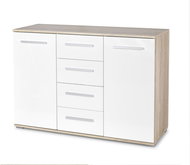 Halmar Chest of drawers Lima KM-4, oak sonoma / white - Chest of Drawers