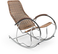 Halmar Houpací křeslo Ben, hnědé - Rocking Chair