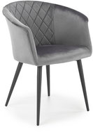 BELIANI armchair ESLOV, velvet, folding, yellow, 222350 - Armchair