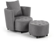 Halmar Křeslo Hamplton, šedé - Křeslo