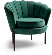 Halmar Křeslo Angelo, zelené / černé - Křeslo