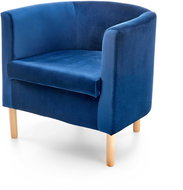 Halmar Čalouněné křeslo Clubby 2, tmavě modré - Armchair