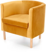 Halmar Čalouněné křeslo Clubby 2, žluté - Křeslo