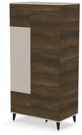 Halmar Random-2, walnut / cream - Wardrobe