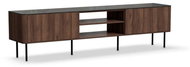 Halmar Linos II, warmia walnut / black - TV Table