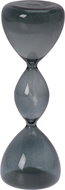 H&L Glass hourglass 16,5 cm, smoke blue - Hourglass
