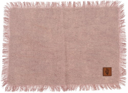 H&L Edge Tányéralátét, pamut, 45×30 cm, rózsaszín - Tányéralátét - Fő fotó