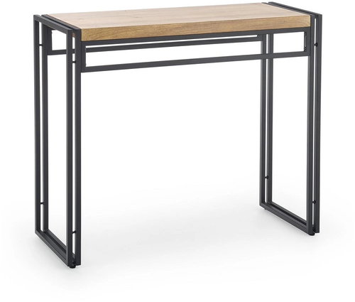 Halmar Bolivar KN1, golden oak/black - Writing Desk - Main image