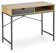 Halmar B50, golden oak/black - Writing Desk