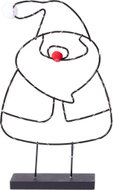 H&L Vánoční svítící LED figurka Santa 36 cm - Christmas Decoration
