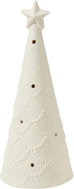 H&L Vánoční porcelánový svítící LED stromeček girlandy 15 cm - Christmas Decoration